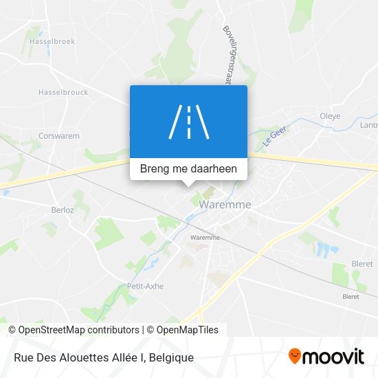 Rue Des Alouettes Allée I kaart