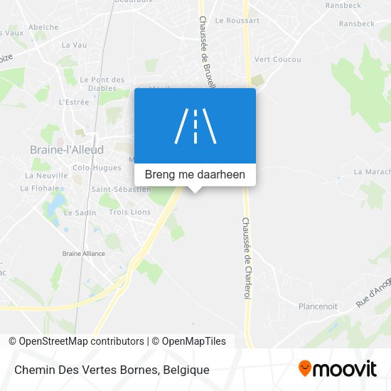 Chemin Des Vertes Bornes kaart