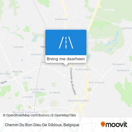 Chemin Du Bon Dieu De Gibloux kaart