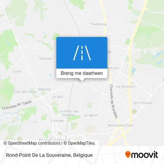 Rond-Point De La Souveraine kaart