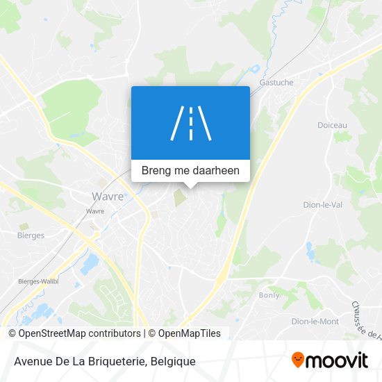 Avenue De La Briqueterie kaart