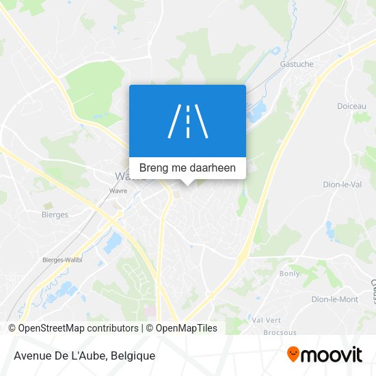 Avenue De L'Aube kaart