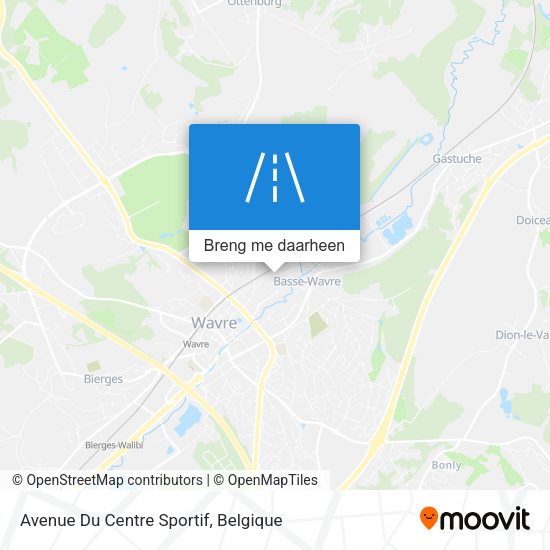 Avenue Du Centre Sportif kaart