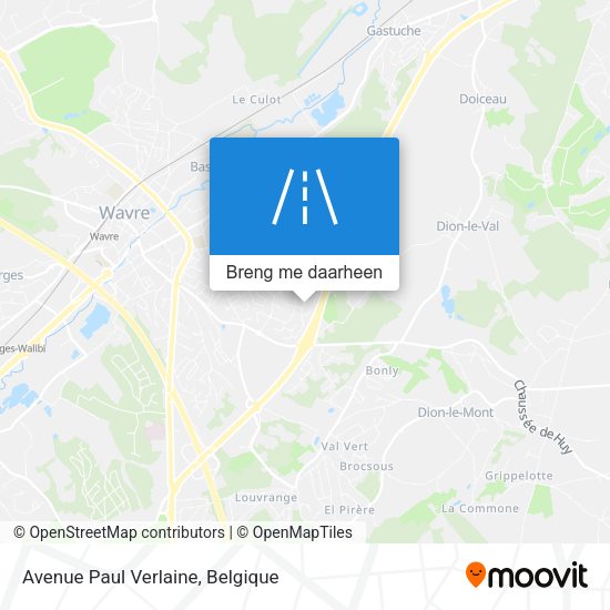 Avenue Paul Verlaine kaart