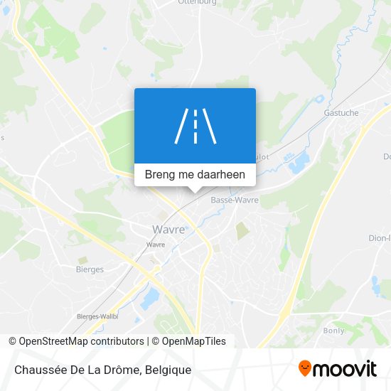 Chaussée De La Drôme kaart
