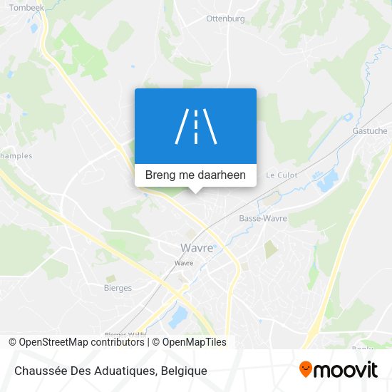 Chaussée Des Aduatiques kaart