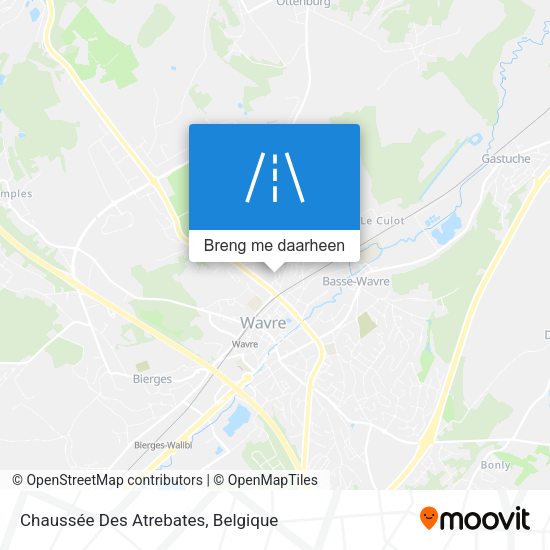 Chaussée Des Atrebates kaart