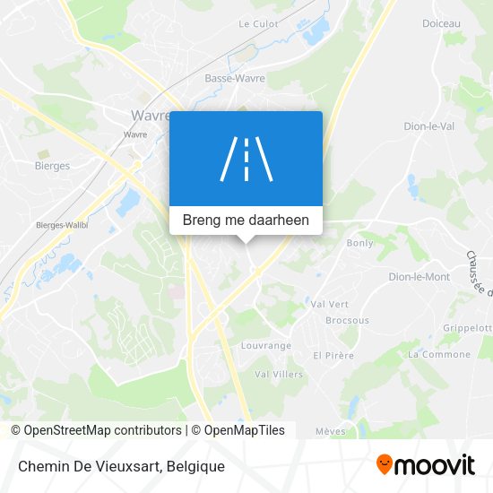 Chemin De Vieuxsart kaart