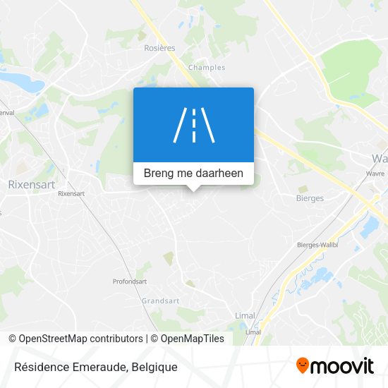 Résidence Emeraude kaart