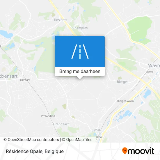 Résidence Opale kaart
