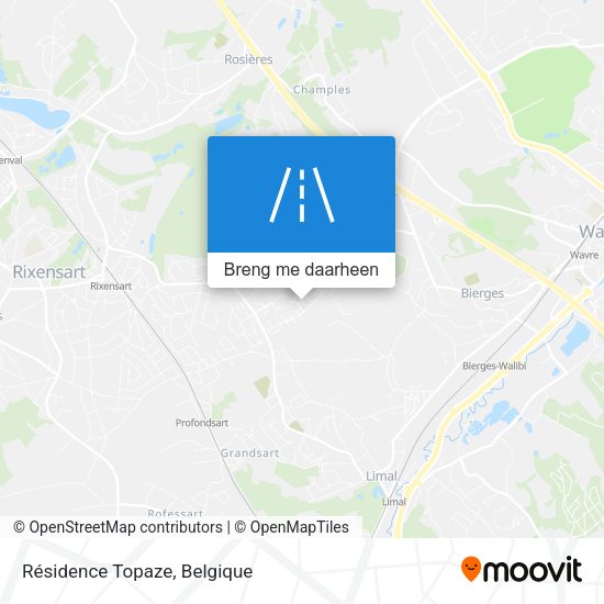 Résidence Topaze kaart
