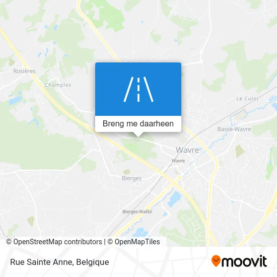 Rue Sainte Anne kaart