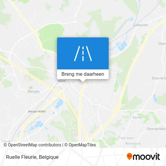 Ruelle Fleurie kaart