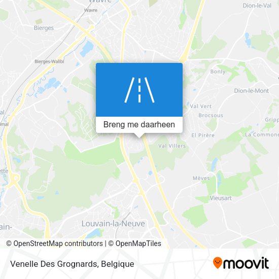 Venelle Des Grognards kaart