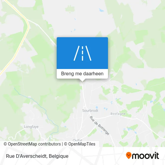 Rue D'Averscheidt kaart