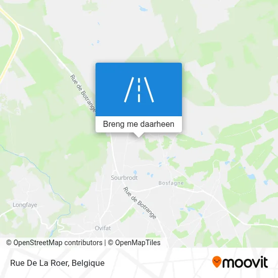 Rue De La Roer kaart