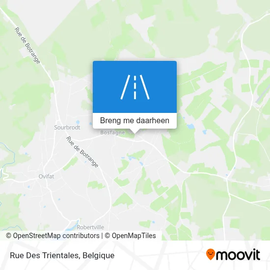 Rue Des Trientales kaart