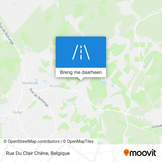 Rue Du Clair Chêne kaart