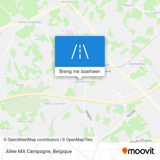 Allée MA Campagne kaart