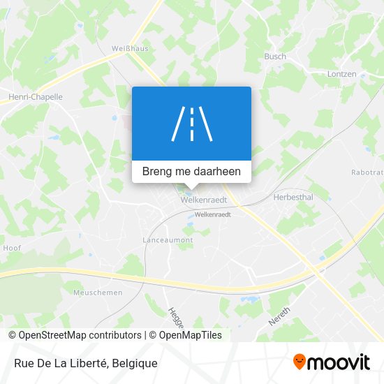 Rue De La Liberté kaart
