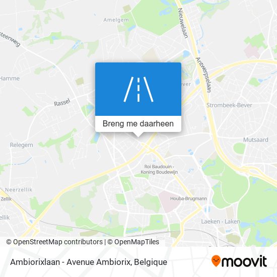Ambiorixlaan - Avenue Ambiorix kaart