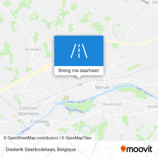Diederik Geerbodelaan kaart