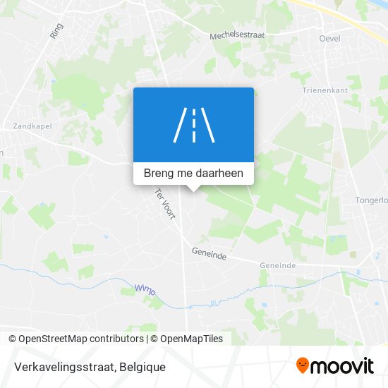 Verkavelingsstraat kaart