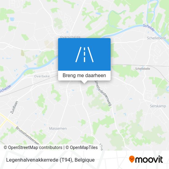 Legenhalvenakkerrede (T94) kaart