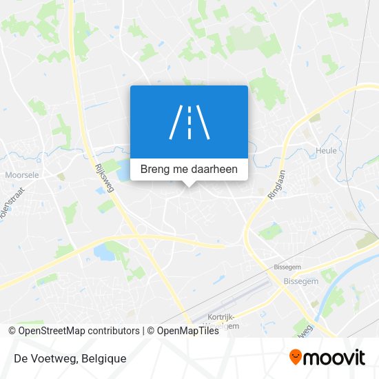 De Voetweg kaart