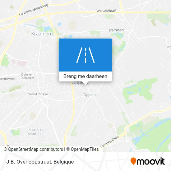 J.B. Overloopstraat kaart