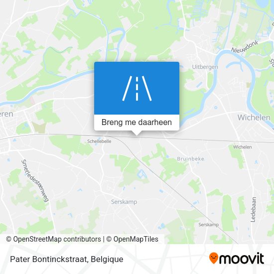 Pater Bontinckstraat kaart