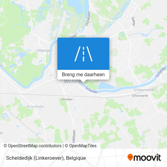 Scheldedijk (Linkeroever) kaart