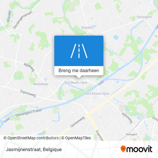 Jasmijnenstraat kaart