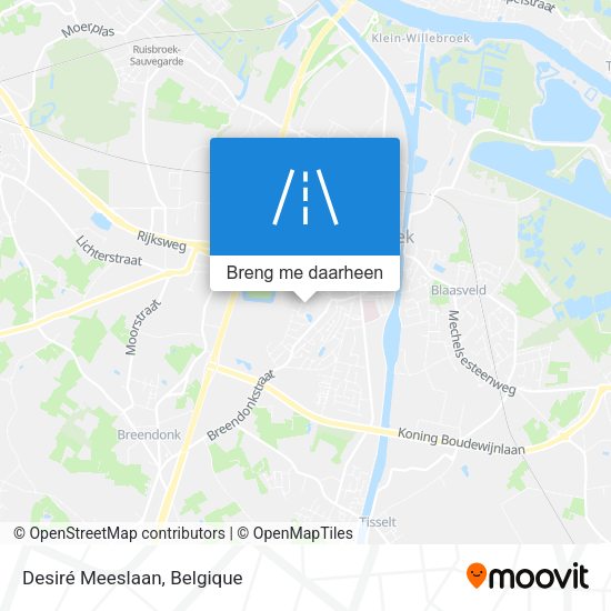 Desiré Meeslaan kaart