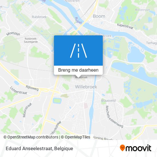 Eduard Anseelestraat kaart
