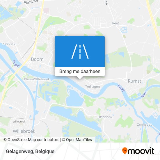 Gelagenweg kaart