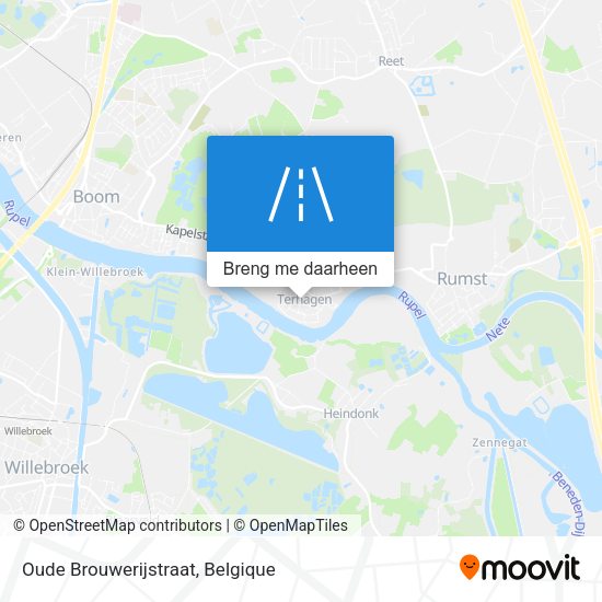 Oude Brouwerijstraat kaart