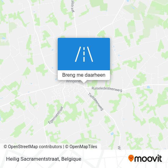 Heilig Sacramentstraat kaart