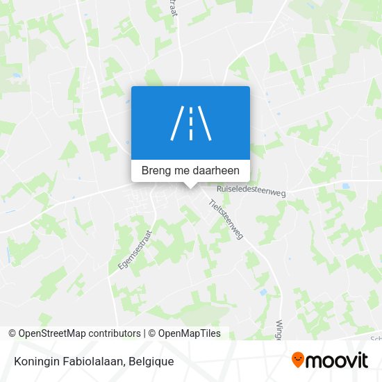 Koningin Fabiolalaan kaart