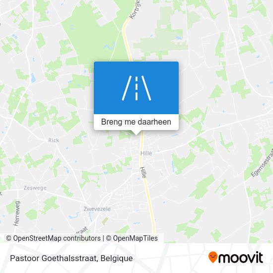 Pastoor Goethalsstraat kaart