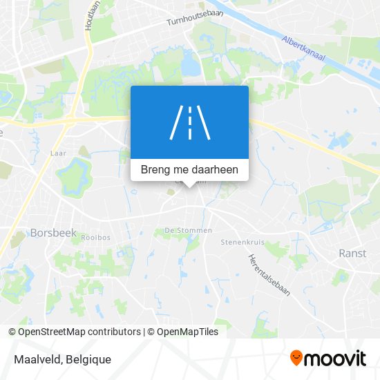 Maalveld kaart