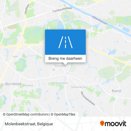 Molenbeekstraat kaart