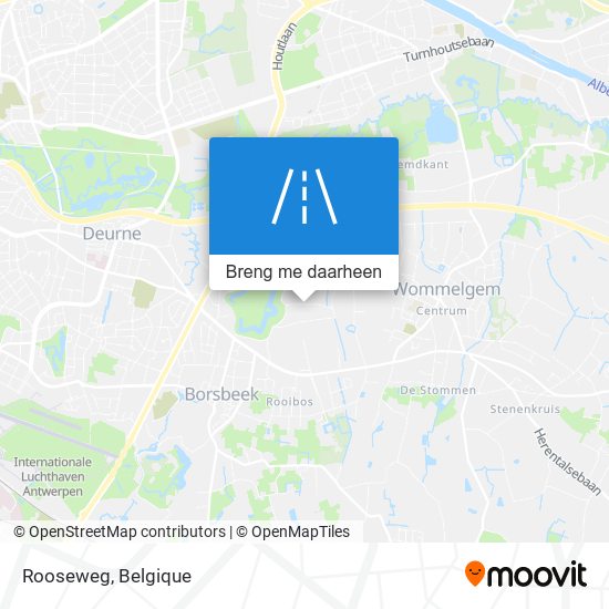 Rooseweg kaart