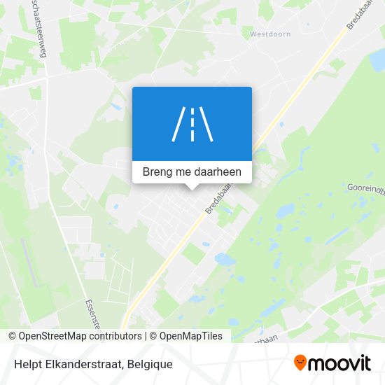 Helpt Elkanderstraat kaart