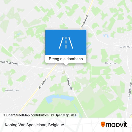 Koning Van Spanjelaan kaart