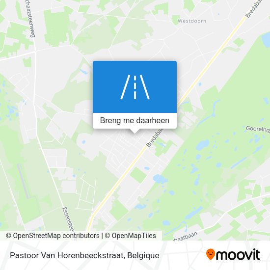Pastoor Van Horenbeeckstraat kaart