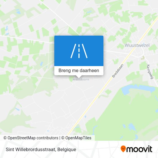 Sint Willebrordusstraat kaart