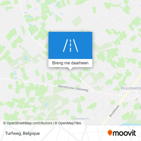 Turfweg kaart