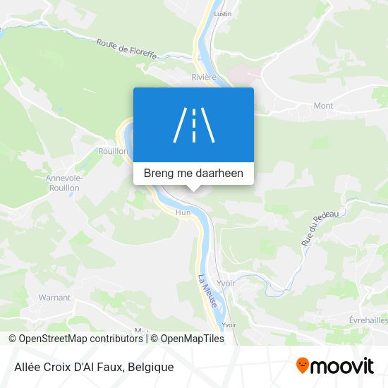 Allée Croix D'Al Faux kaart