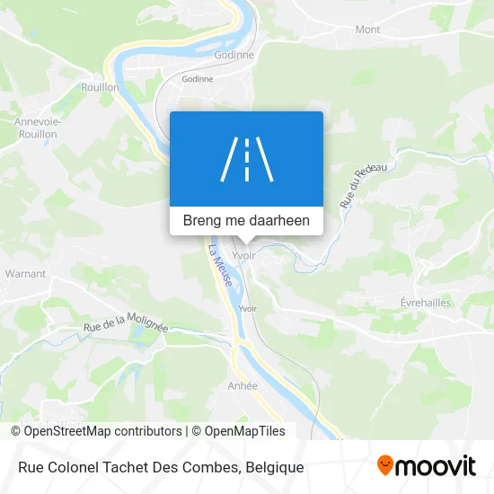 Rue Colonel Tachet Des Combes kaart